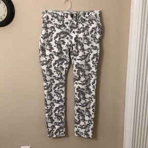Maurices floral jeans